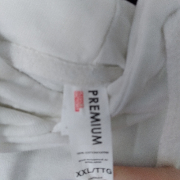 Hoodie with sparkly wording- tag says XXL, fits more like a medium/large - Picture 3 of 12